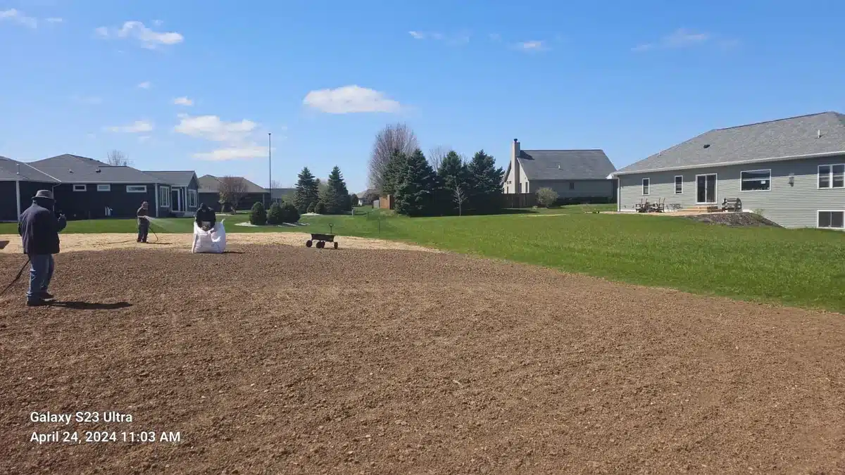 Lawn seeding installation Manitowoc — Fast Grass Lawns